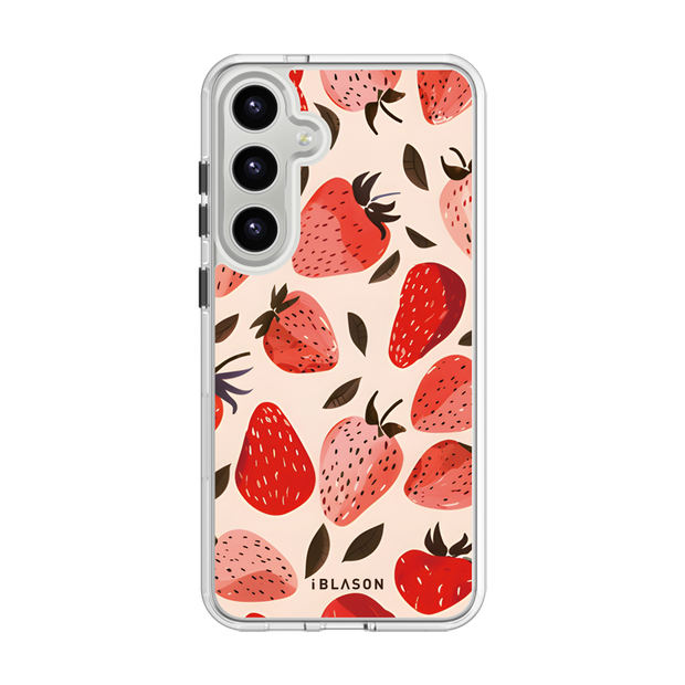 Galaxy S23 Plus Halo MagSafe Cute Phone Case - Strawberries